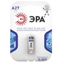 Элемент питания алкалиновый A27-1BL для пультов сигнализаций (блист.1шт) Эра C0038442