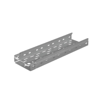 Лоток перфорированный 150х50 L6000 1мм "Быстрый монтаж ПЛЮС" LPplus50-150-1.0-6000 КМ PL8449