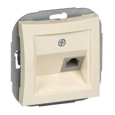 Розетка телефонная СП Дуэт RJ11 механизм беж. SchE WDE000281