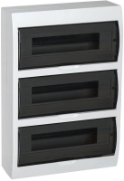 Корпус навесной ЩРН-Пк-45 Krepta 3 IP41 пластик. бел. IEK MKP12-N-04-45-41