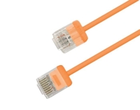Патч-корд кат.6 (100проц. Fluke Component Tested) U/UTP 32AWG LSZH PC-LPU-UTP-RJ45-RJ45-C6-2M-LSZH-OR 2м оранж. Hyperline 490733