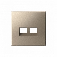 Накладка двойная ArtGallery для информационных функций типа Keystone шампань SE GAL000590