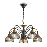 Светильник Caz 5х60Вт E27 IP20 подвесной Freya FR5527PL-05BBZ