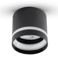 Светильник встраиваемый IP20 под лампу GX53 LGX53-02 C02 черн. Camelion 15395