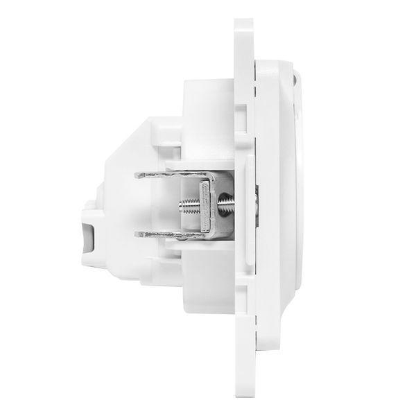 Розетка 1-м СП Стокгольм 16А IP44 с заземл. защ. шторки с крышкой механизм бел. PROxima EKF EYR16-028-10-44