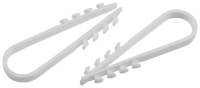 Дюбель-хомут 5-10мм для круглого кабеля NO-224-222 бел. (уп.100шт) ЭраБ0066284