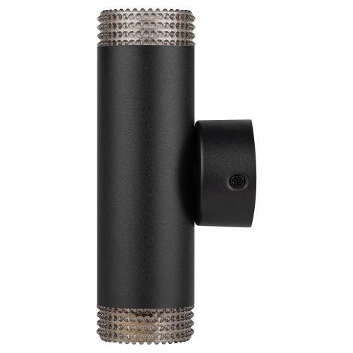 Светильник WL50 BK/BK 2хGU10 2х12Вт IP20 настенный черн. Эра Б0061193