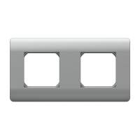 Рамка 2-м NEW3-E универс. серебр. CHINT 431435