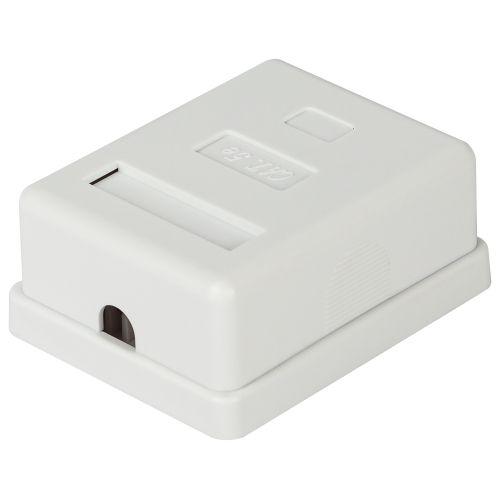 Розетка компьютерная 1 порт RJ45 кат.5E неэкранир. Эра Б0056901