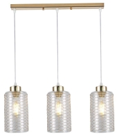 Светильник подвесной (подвес) Malice 9124-203 3хE27 40Вт модерн потолочный Rivoli Б0054878