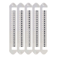 Маркировка для клемм ширина 5мм от 1 до 45 вертикалная ориентация DKC NUTB-5-1-45V