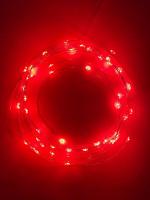 Гирлянда светодиодная "Нить" 5м 50LED красн. свет АА ЭРА Б0047963
