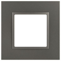 Рамка 1-м Elegance 14-5011-16 Classic для розеток и выключателей титан Эра Б0065823