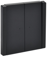 Выключатель 2-кл. СП FORTE&PIANO 10А FP106 с индикацией черн. IEK FP-V20-1-10-1-K02