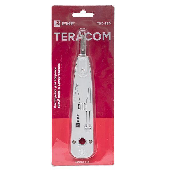 Инструмент для заделки витой пары в кросс-панель TERACOM EKF TRC-S50