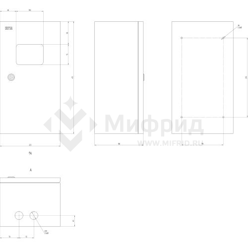 Корпус ЩМПг (окно)-01 410x220x175 IP54 NO_SIMPLE_STM_SHMPg(okno)-01_IP54 метал. Эра Б0041660