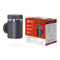 Светильник НБУ ЦИЛИНДР-1хGX53-BL-AR IP65 уличный настен. односторон. под лампу 1хGX53 алюм. черн. IN HOME 4690612044668