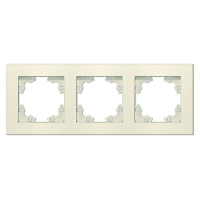 Рамка 3-м Афина универс. сл. кость (ivory) Universal A0045-I