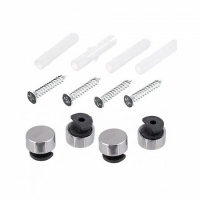 Зеркалодержатель d17мм без сверления хром (уп.1шт) Tech-Krep/Zitar 112587