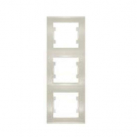 Рамка 3-м Бриллиант верт. сл. кость UNIVersal 7948691