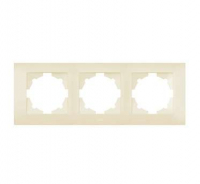 Рамка 3-м Cosmo крем. ABB 612-010300-227
