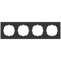 Рамка 4-м СП Accent 6-504-07 графит Intro Б0063718