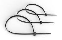 Стяжка нейлоновая неоткрывающаяся безгалогенная CTBL-370 370х3.6мм (уп.100шт) черн. Cabeus 7405с