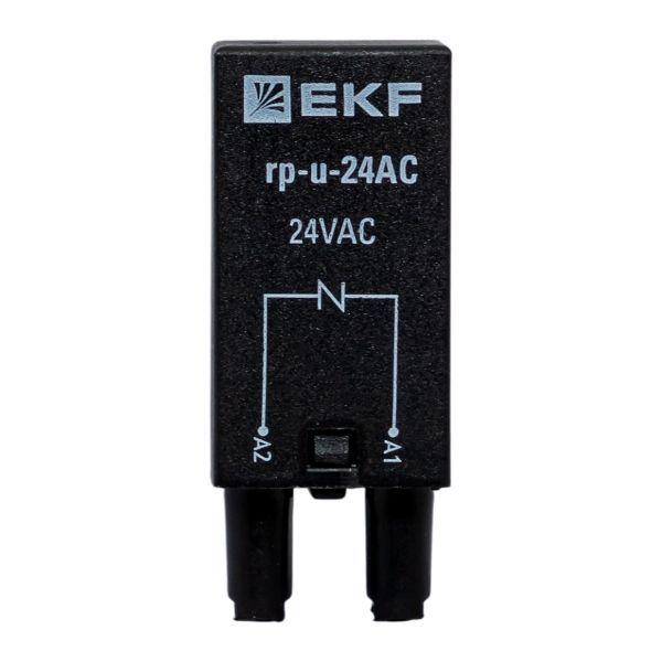 Модуль защитный с варистором 24В AC для промежуточных реле RP AVERES EKF rp-u-24AC