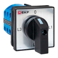 Переключатель кулачковый ПК-1-94 4п 10А для амперметра IP65 EKF pk-1-94-10-65
