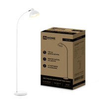 Светильник ТНО 03Б 60Вт E27 230В торшер напольн. на основании под лампу бел. IN HOME 4690612042695