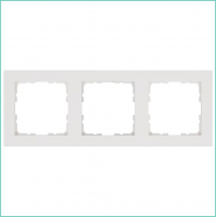 Рамка 3-м G-Classic бел. глянцевый Jasmart G1003W
