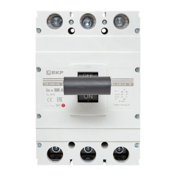Выключатель автоматический 3п 630/500А 50кА ВА-99М PROxima EKF mccb99-630-500m
