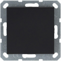 Выключатель 1-кл. 10А IP20 механизм черн. матовый soft touch Jasmart G3011PB