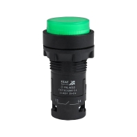 Кнопка с фиксацией с подсветкой OptiSignal Compact D22 С7-PHL-M301 зел. 1НЗ 230В AC XB7NJ03M2 КЭАЗ 362115