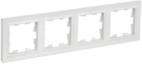 Рамка 4-м BRITE РУ-4-БрАБ арктич. бел. IEK BR-M42-K91