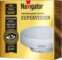 Лампа светодиодная 95 430 NLL-GX53-8-230-4K-SV NAVIGATOR 95430