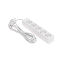 Удлинитель 5х3м с заземл. 3х0.75 бел. PROCONNECT 13-4212