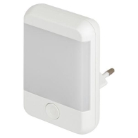 Светильник светодиодный NN-624-SW-W ночник в розетку с выключателем бел. ЭРА Б0057214