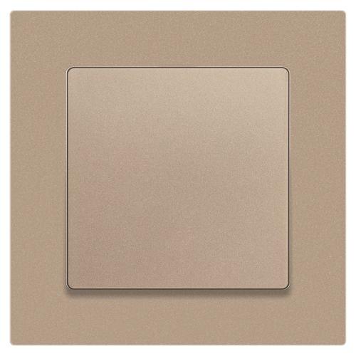 Переключатель 1-кл. СП Accent 6-103-04 10А IP20 250В AL/CU шампань Intro Б0063461