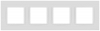Рамка 4-м Elegance 14-5014-01М Classic для розеток и выключателей матов. бел. Эра Б0065828