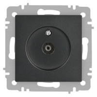 Розетка телевизионная одиночная TV СП Accent 6-301-07 IP20 графит Intro Б0063614