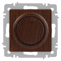 Светорегулятор поворотный СП Accent 6-401-10 600Вт 230В IP20 венге Intro Б0063687