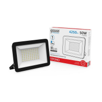 Прожектор светодиодный Elementary 50Вт 6500К IP65 4250лм 200-240В ДО ПРОМО G2 черн. GAUSS 613100350P