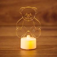 Фигура светодиодная "Мишка 2D" на подставке RGB Neon-Night 501-047