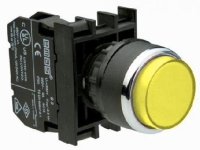 Кнопка выступающая (1НО) желт. EMAS B100HS