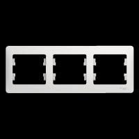 Рамка 3-м Glossa горизонт. бел. SE GSL000103