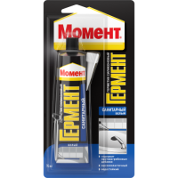 Герметик силиконовый санитарный "Момент ГЕРМЕНТ" 70мл на един. блистере бел. Момент Б0003633