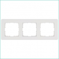 Рамка 3-м G-Flex бел. глянцевый Jasmart G1103W