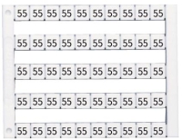 Маркировка горизонтальная DY5 (6) 1 пластина - 50шт (уп.500шт) Klemsan 505006