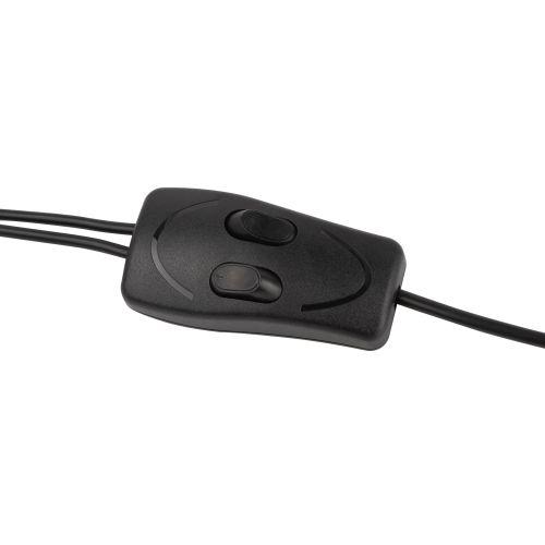 Светильник светодиодный FITO-20W-АLED-N 12Вт для растений красн./син. спектр на прищепке черн. Эра Б0053059